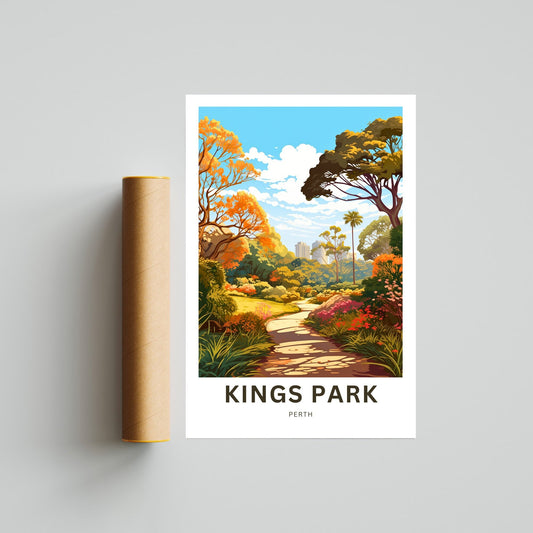 Kings Park Travel Poster