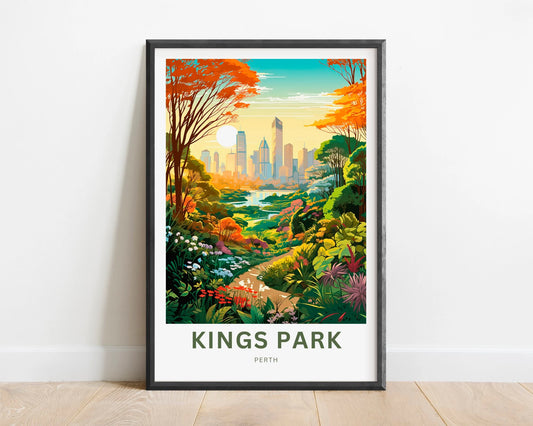 Kings Park Travel Poster