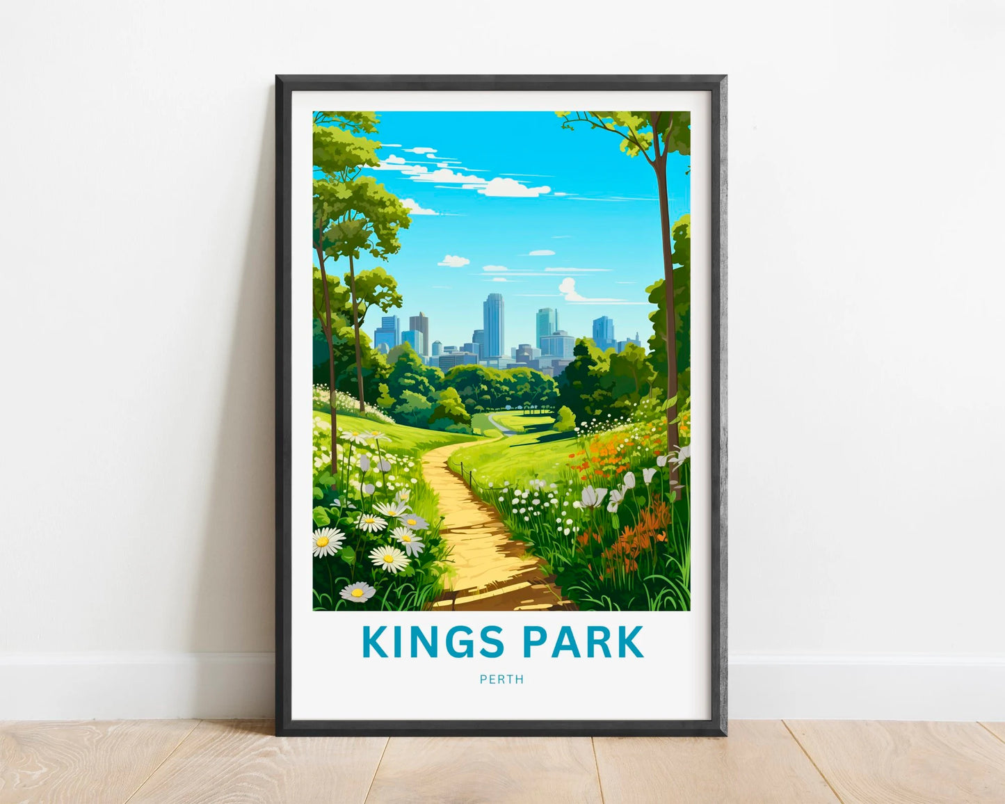 Kings Park Travel Poster