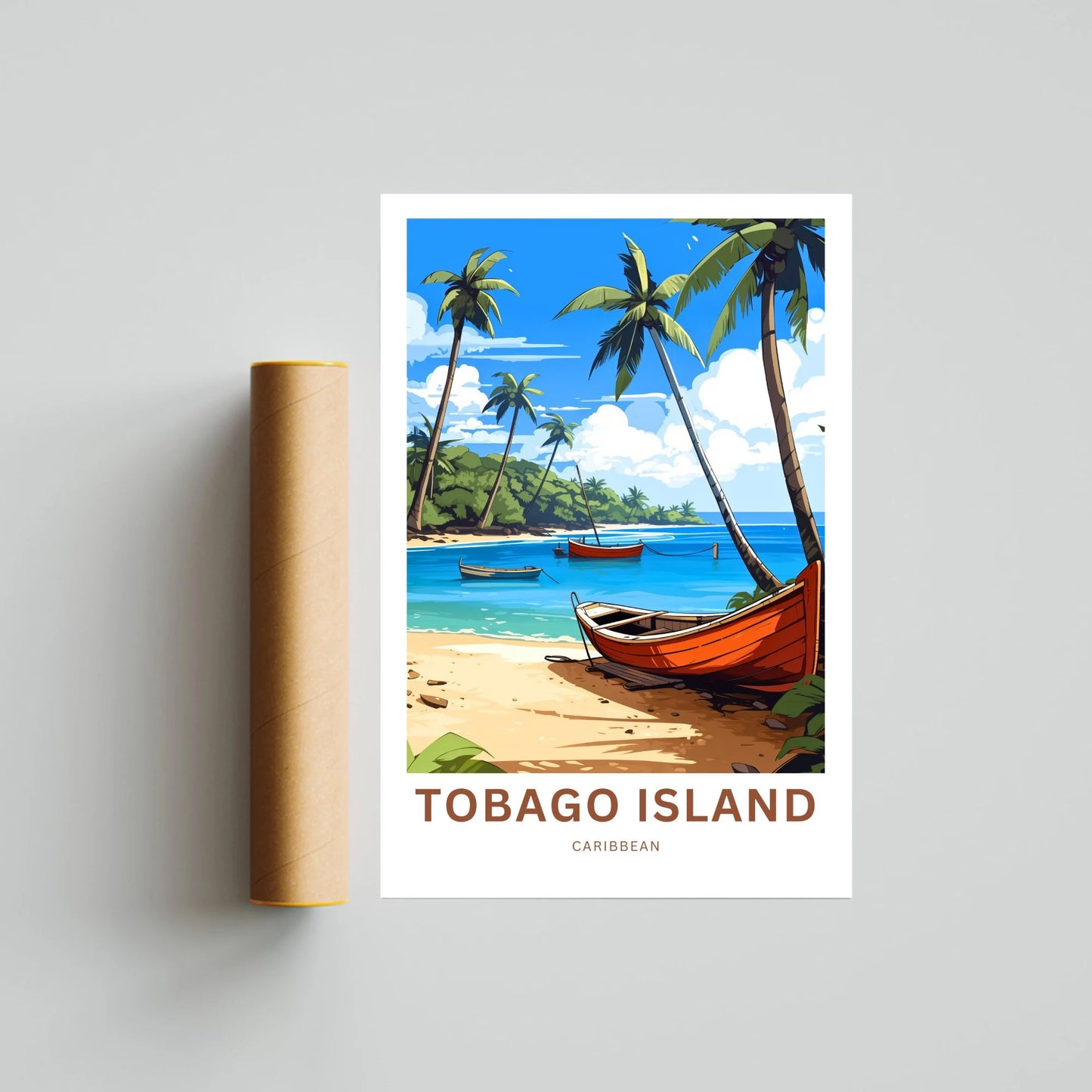 Tobago Travel Poster