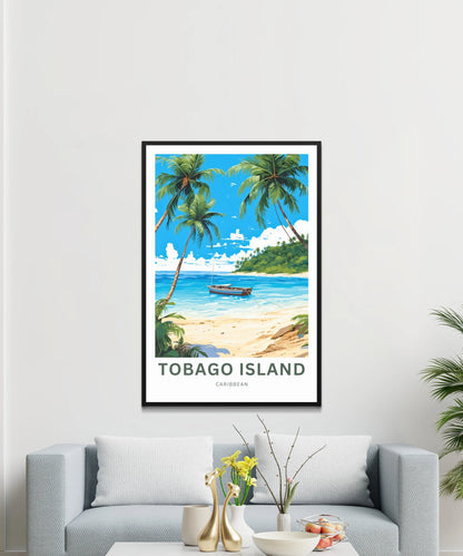 Tobago Travel Poster