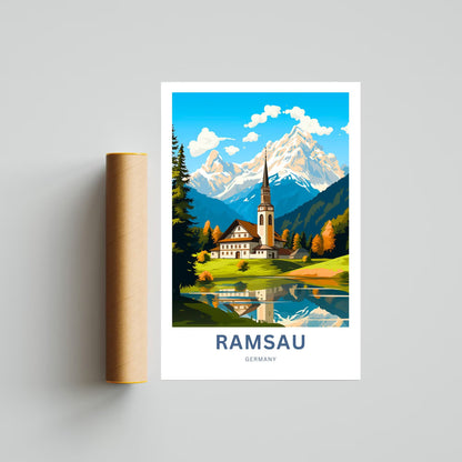 Ramsau Travel Poster