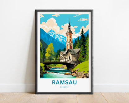 Ramsau Travel Poster