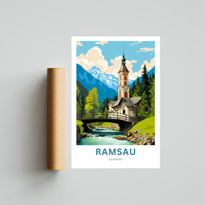 Ramsau Travel Poster