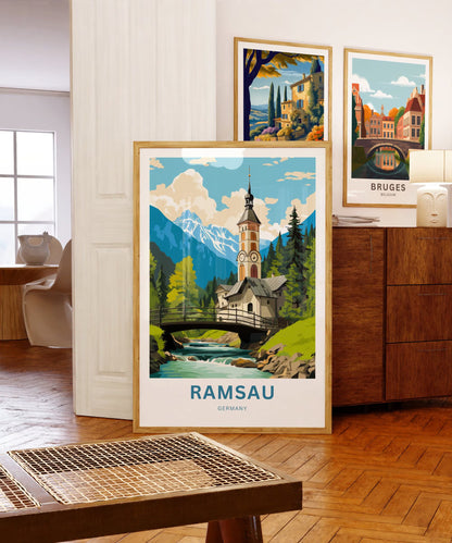 Ramsau Travel Poster