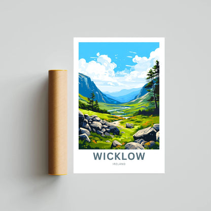 Wicklow Travel Poster