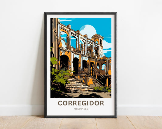 Corregidor Island Travel Poster