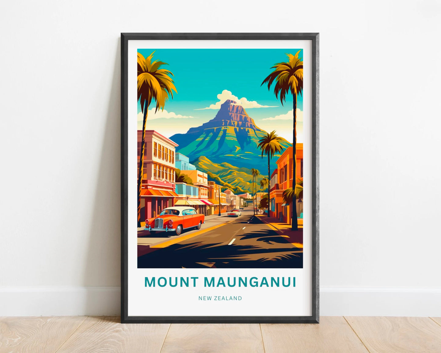 Mount Maunganui Travel Poster