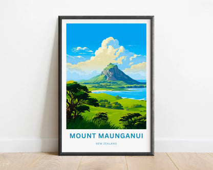 Mount Maunganui Travel Poster