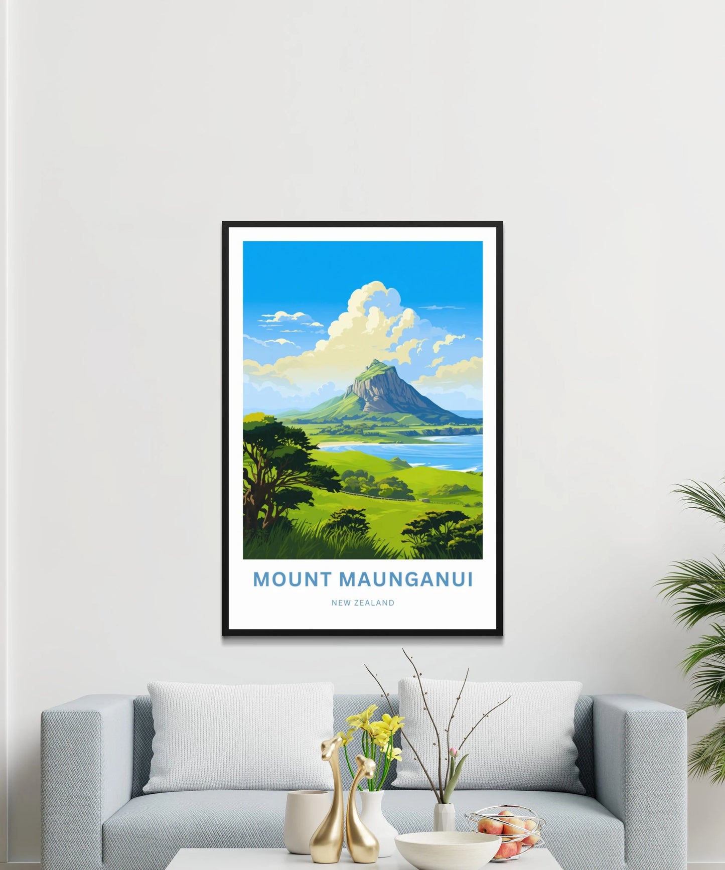 Mount Maunganui Travel Poster