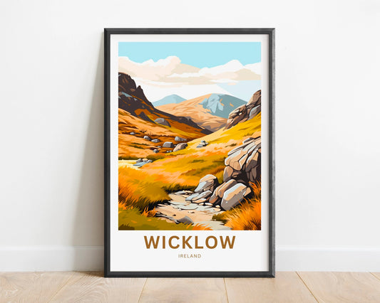 Wicklow Travel Poster