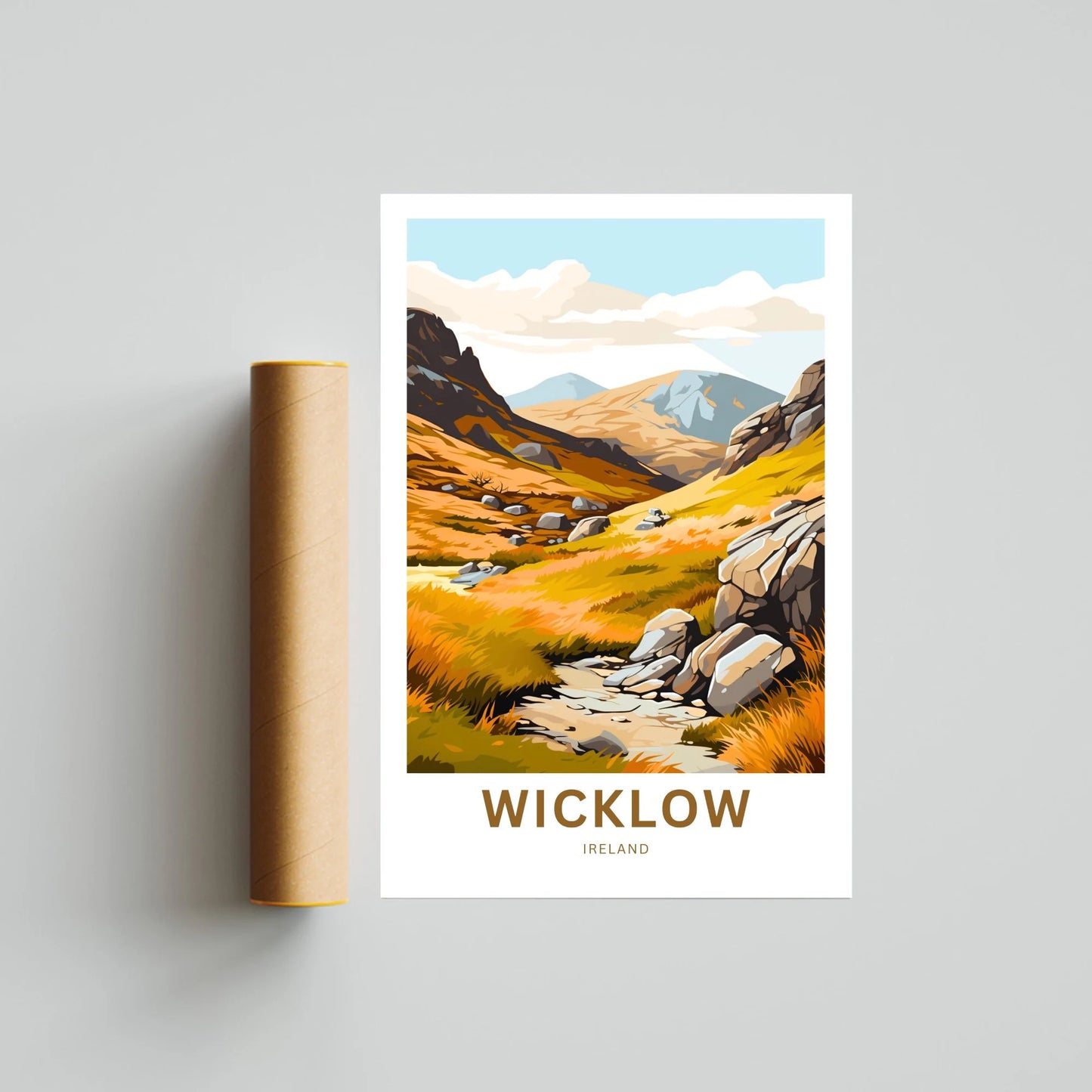 Wicklow Travel Poster