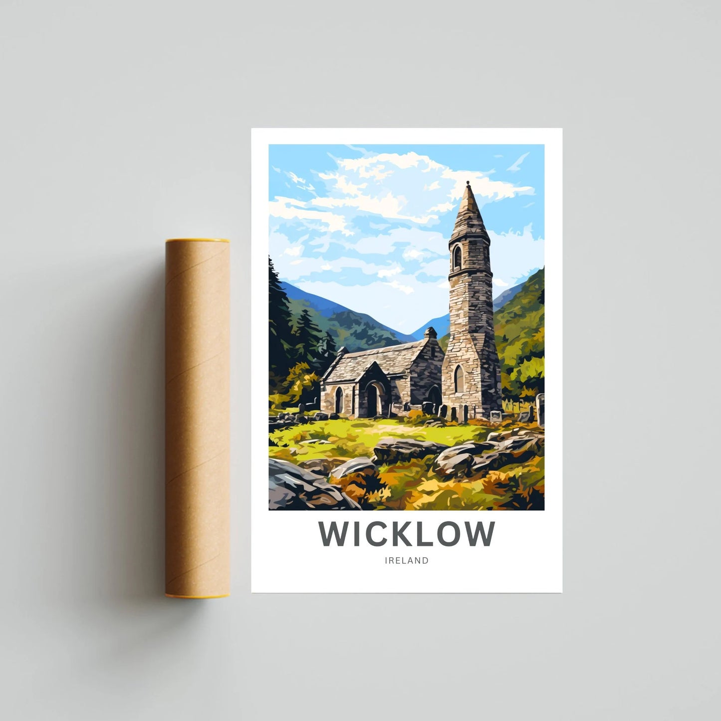 Wicklow Travel Poster