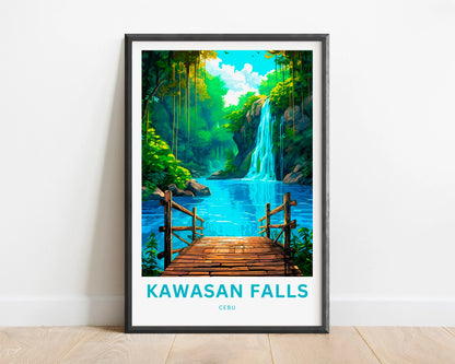 Kawasan Falls Travel Poster