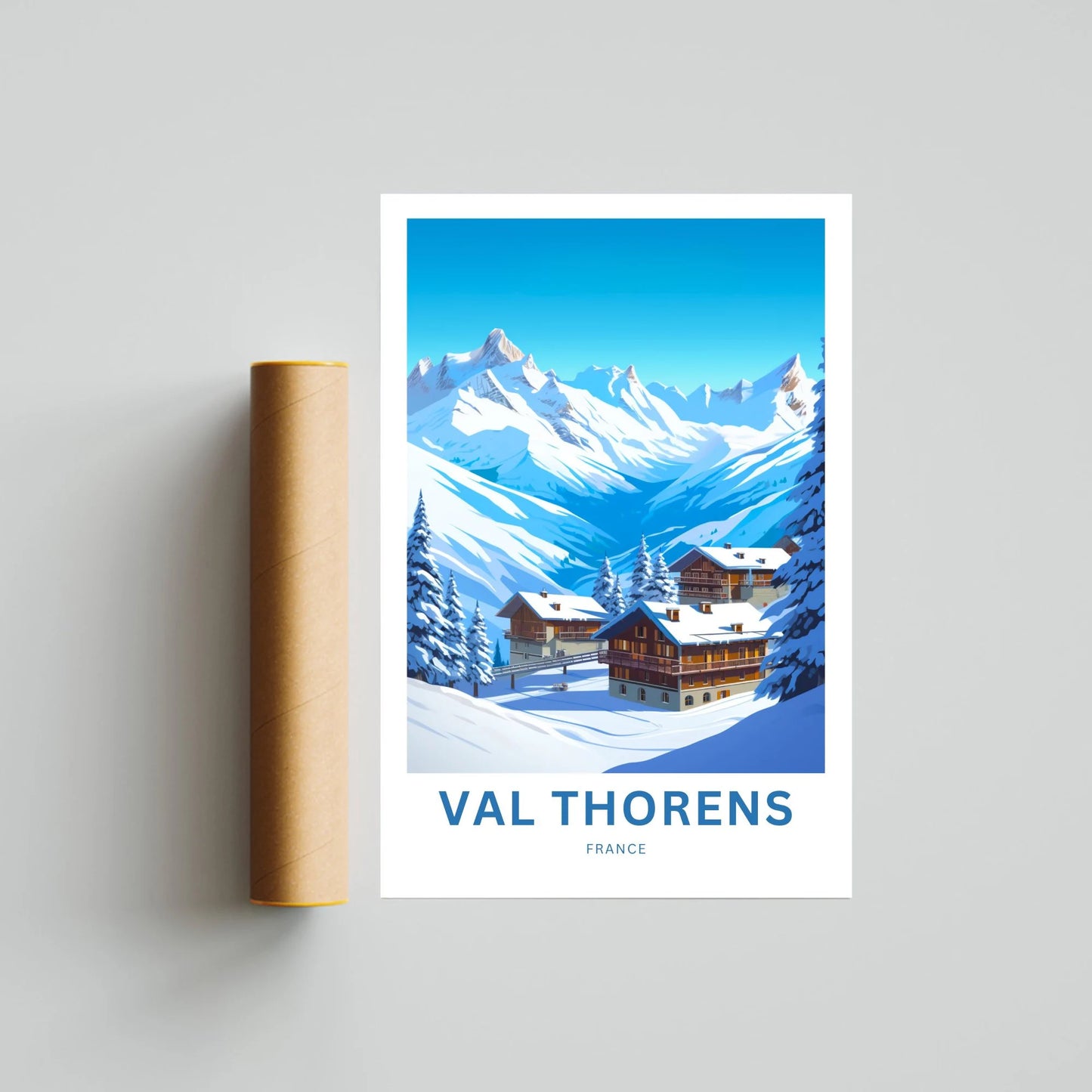 Val Thorens Travel Poster