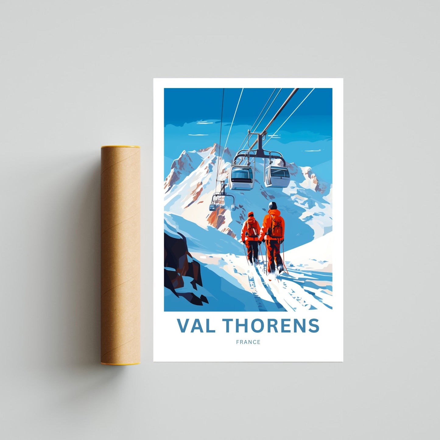 Val Thorens Travel Poster