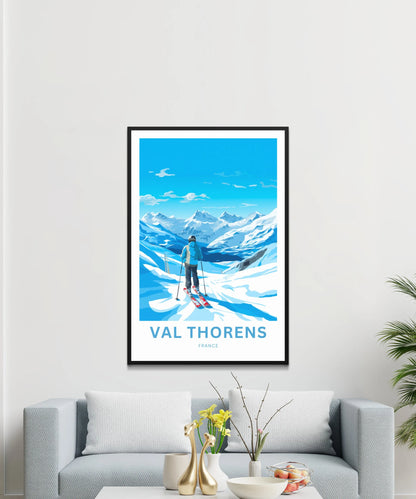 Val Thorens Travel Poster