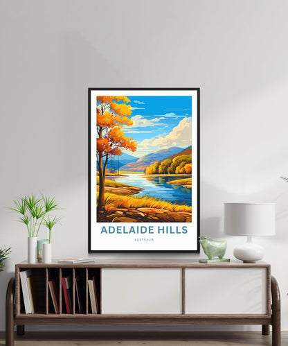 Adelaide Hills Travel Print - Adventure Awaits