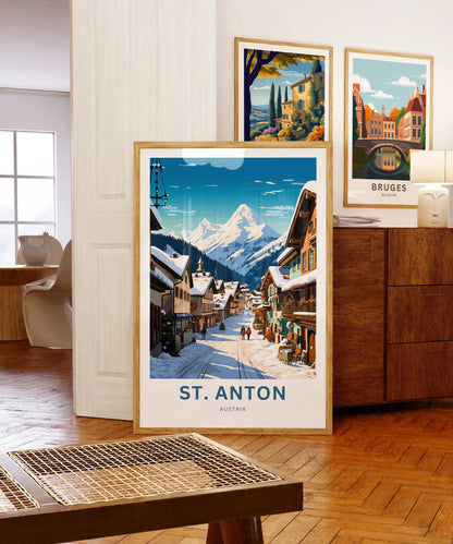 St. Anton am Arlberg Travel Poster