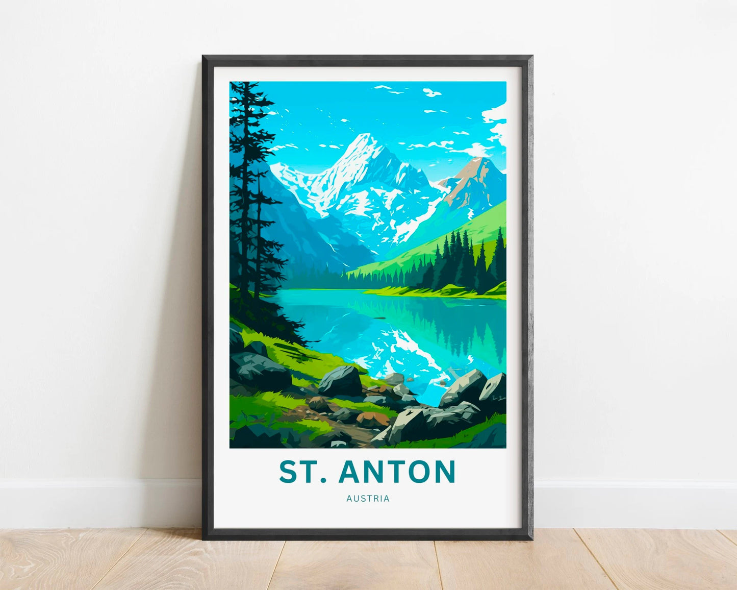 St. Anton am Arlberg Travel Poster