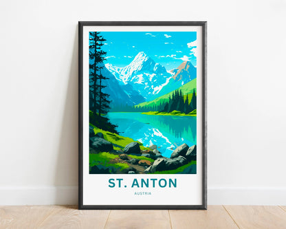 St. Anton am Arlberg Travel Poster