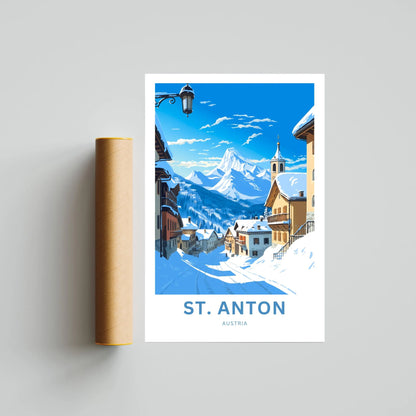 St. Anton am Arlberg Travel Poster