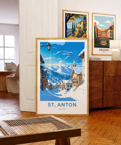 St. Anton am Arlberg Travel Poster