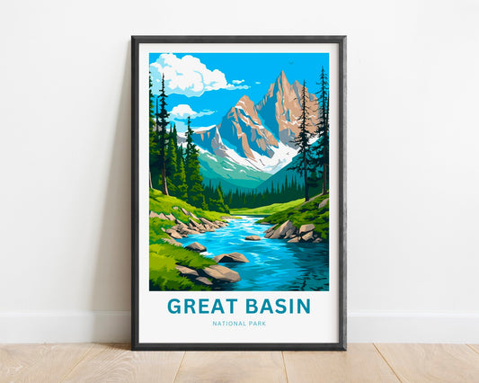 Great Basin National Park Travel Poster