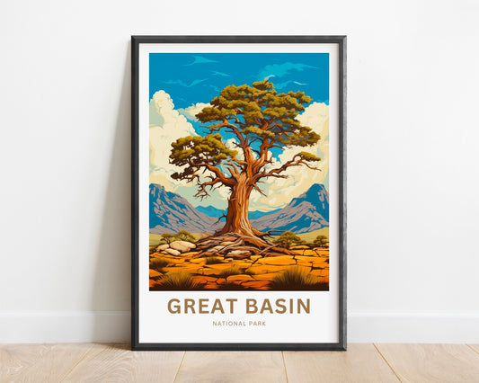 Great Basin National Park Travel Poster