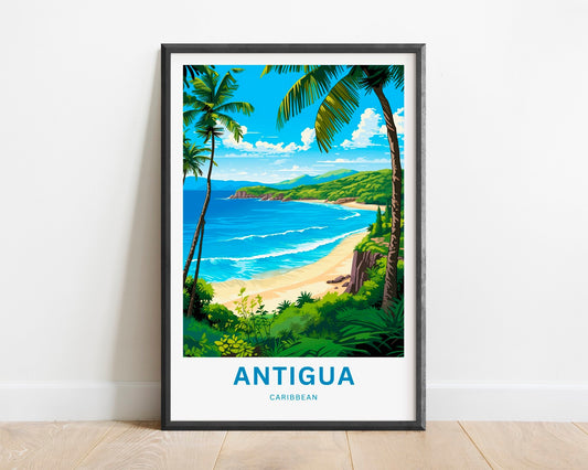 Antigua Travel Poster