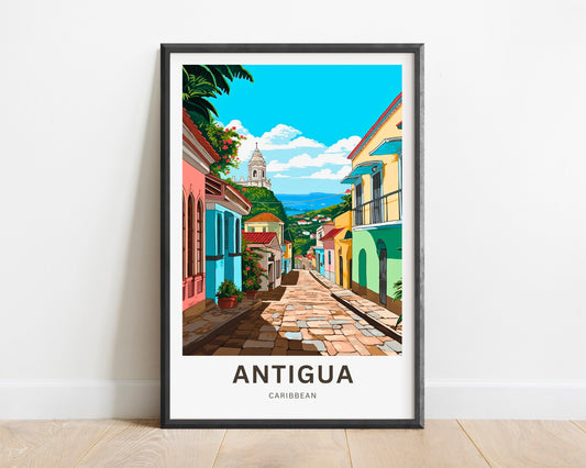 Antigua Travel Poster