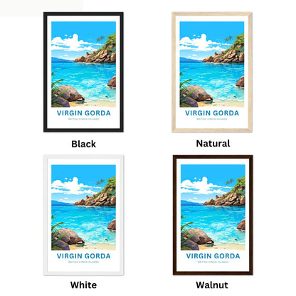 Virgin Gorda Travel Poster