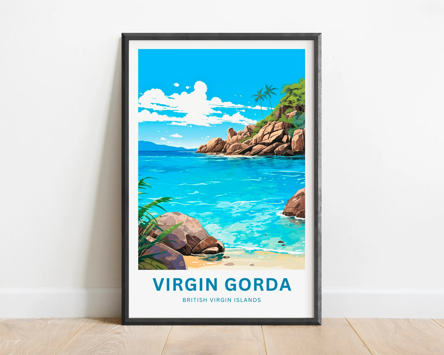 Virgin Gorda Travel Poster