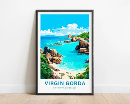 Virgin Gorda Travel Poster