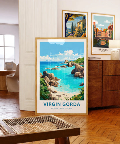 Virgin Gorda Travel Poster