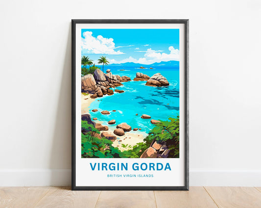 Virgin Gorda Travel Poster