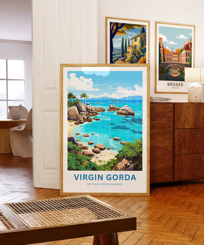 Virgin Gorda Travel Poster