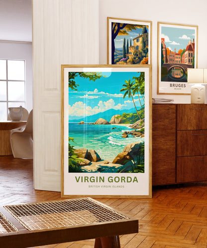 Virgin Gorda Travel Poster