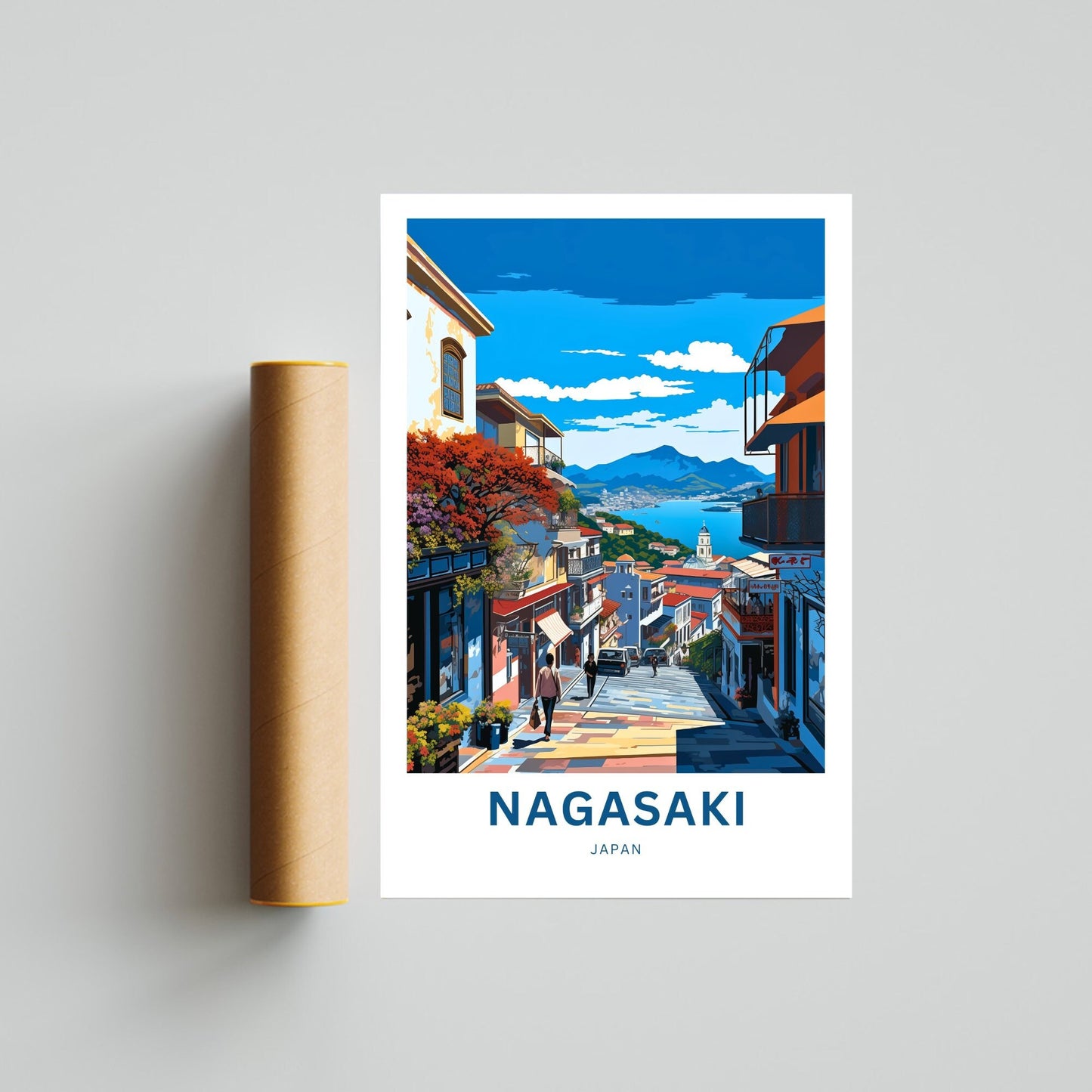 Nagasaki Travel Poster