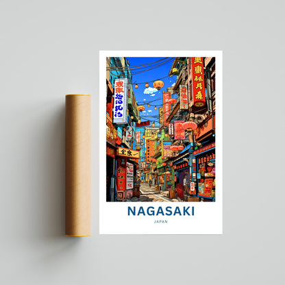 Nagasaki Travel Poster