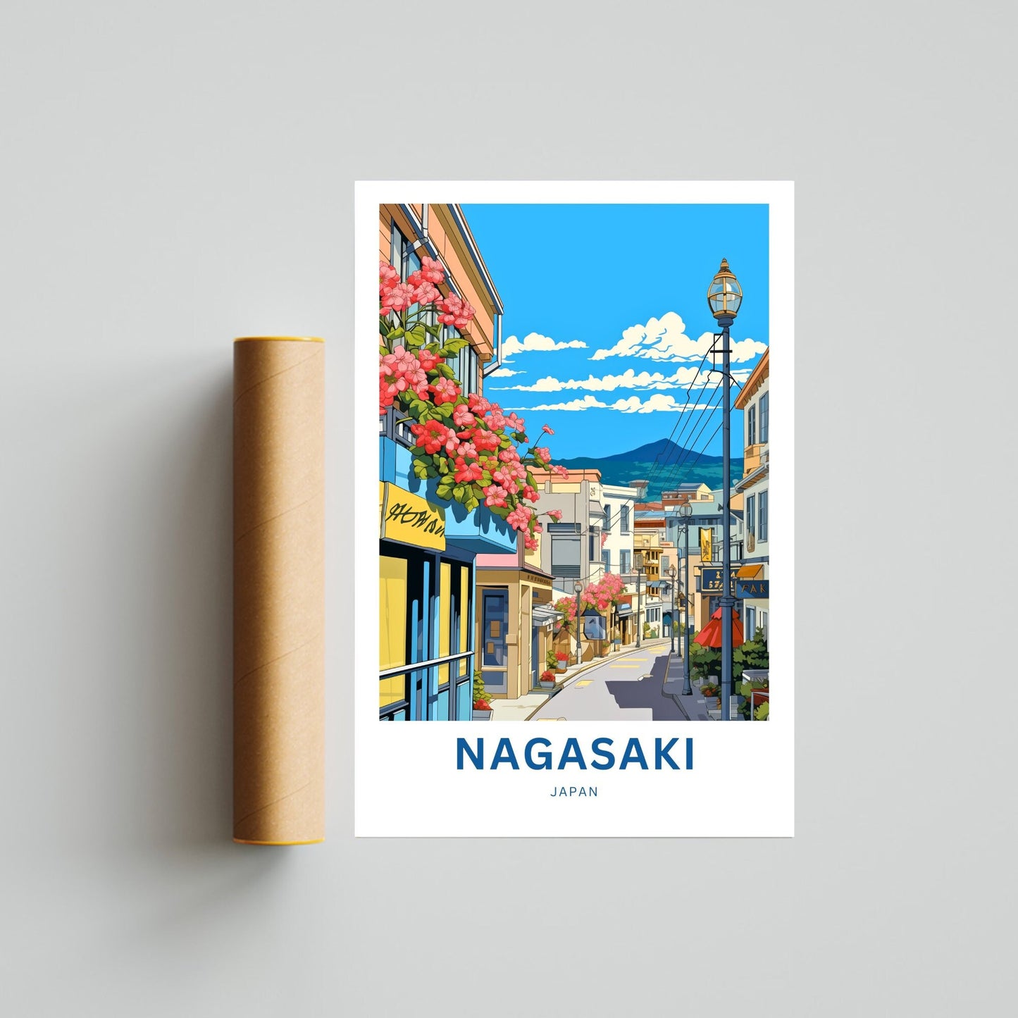 Nagasaki Travel Poster