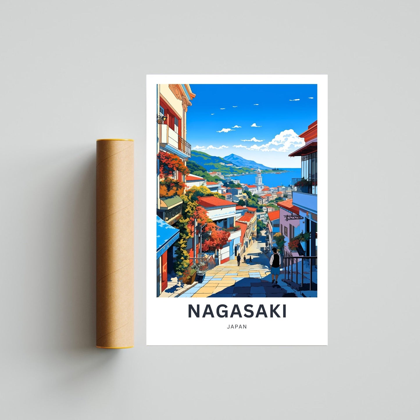 Nagasaki Travel Poster