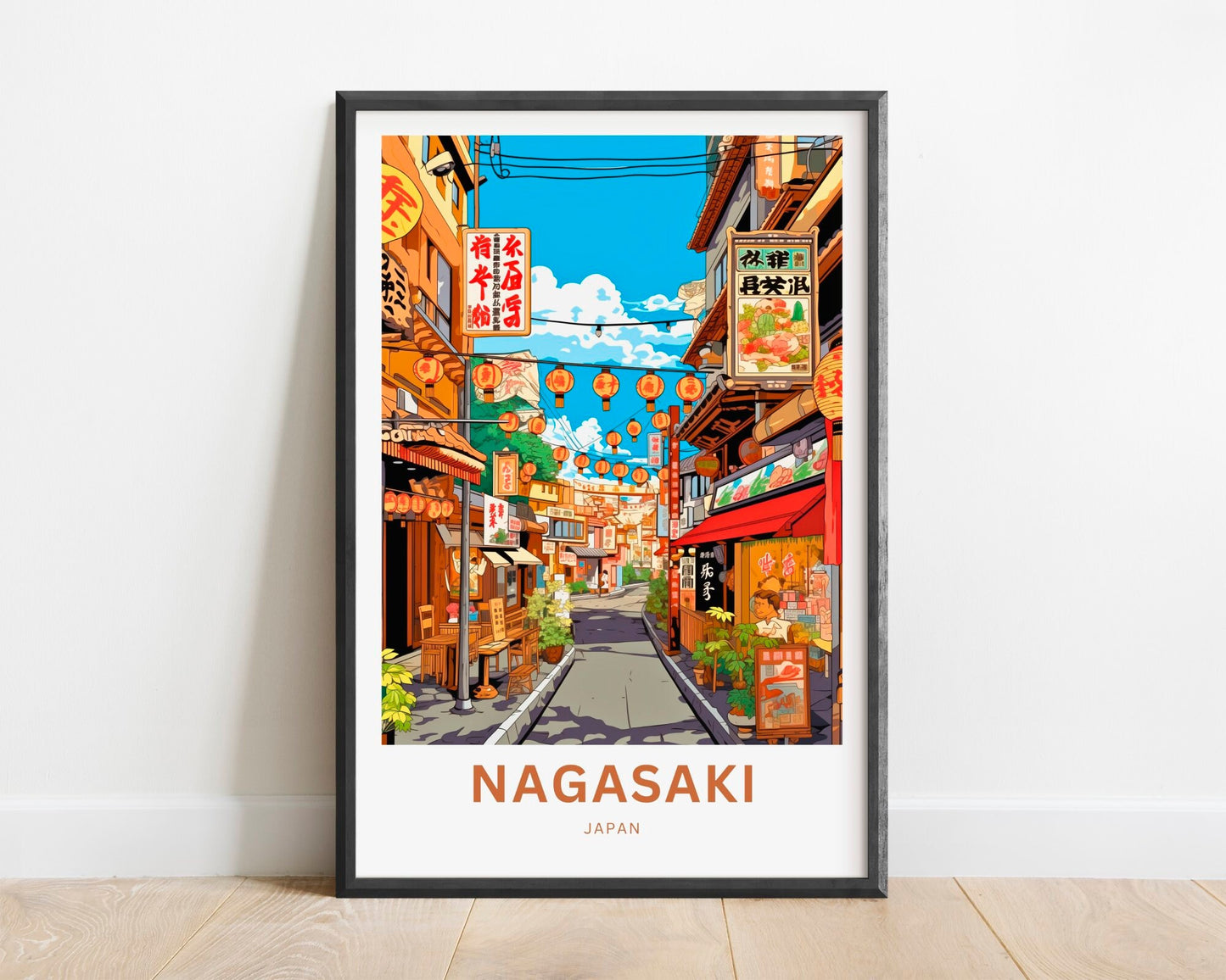 Nagasaki Travel Poster