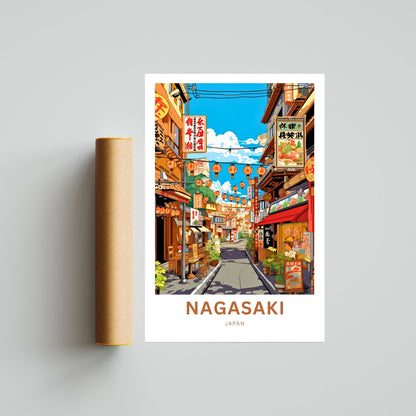 Nagasaki Travel Poster