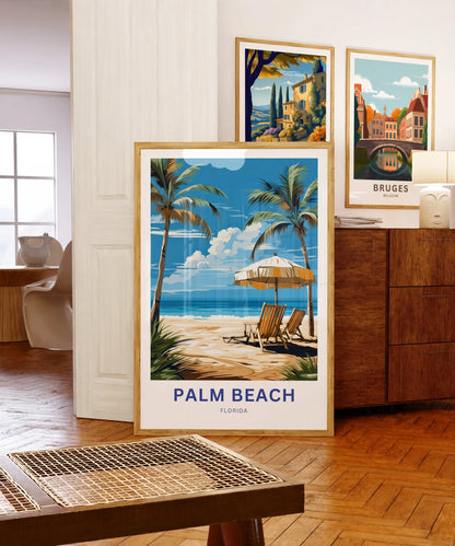 Palm Beach Travel Poster