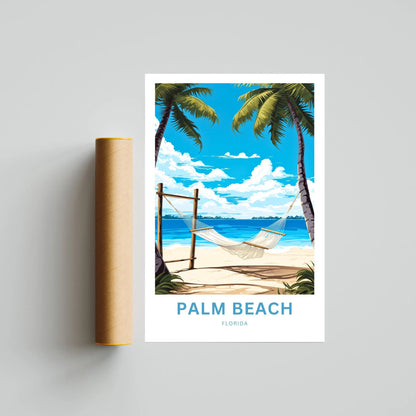 Palm Beach Travel Poster