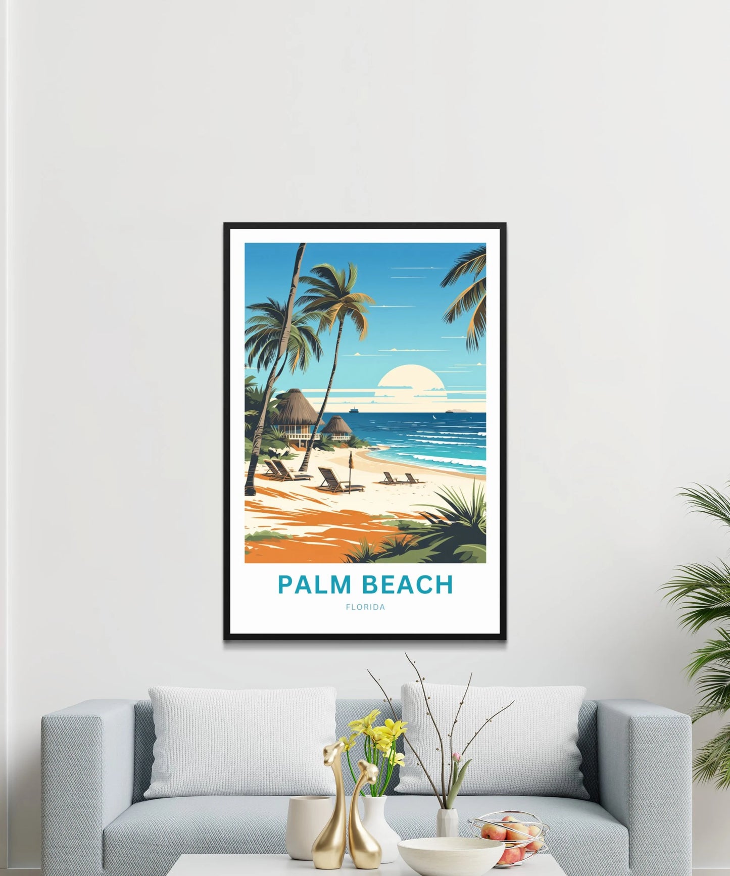 Palm Beach Travel Poster