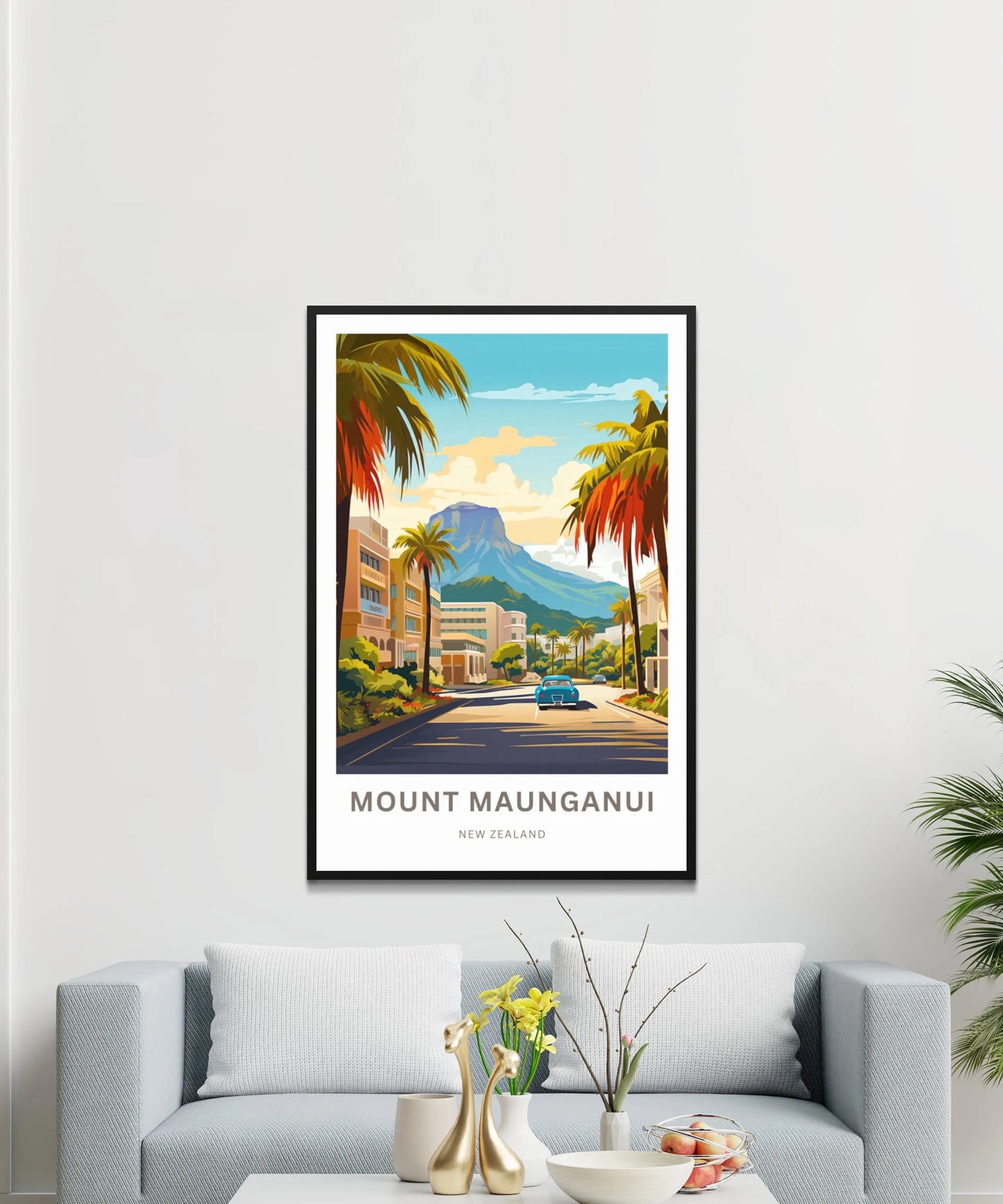 Mount Maunganui Travel Poster