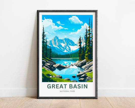 Great Basin National Park Travel Poster