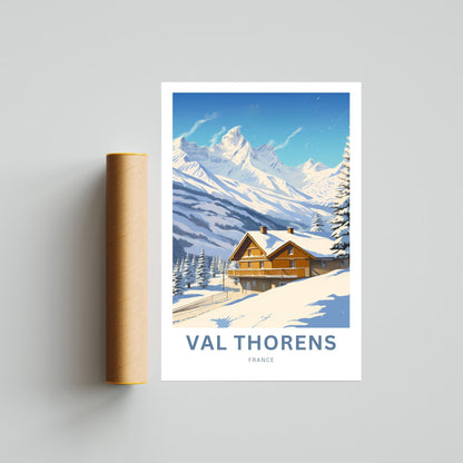 Val Thorens Travel Poster